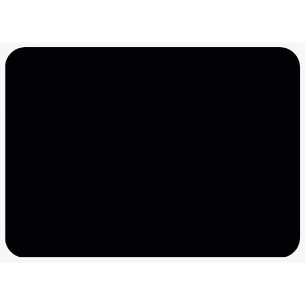 Individual PVC fino 27x41 cm. Negro