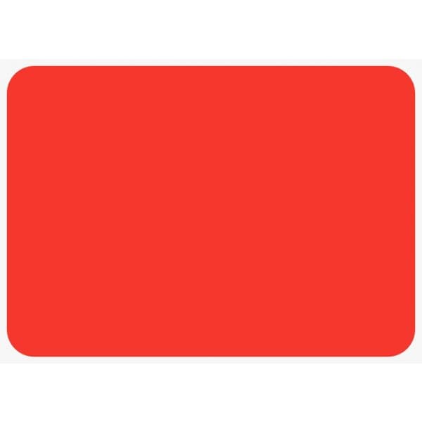 Individual PVC fino 27x41 cm. Rojo