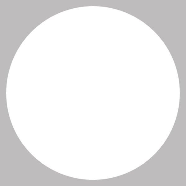 Individual PVC redondo 27x41 cm. Blanco