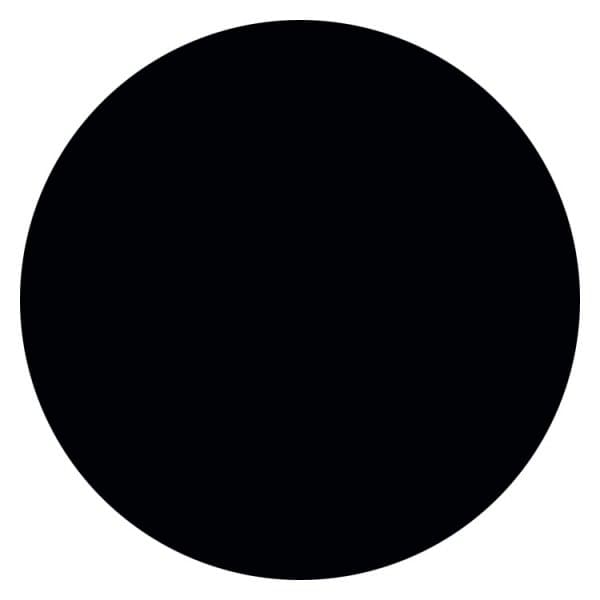 Individual PVC redondo 40 cm. Negro