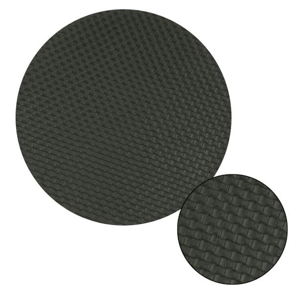 z     Individual PVC redondo 40 cm. Verde Ingles trenzado