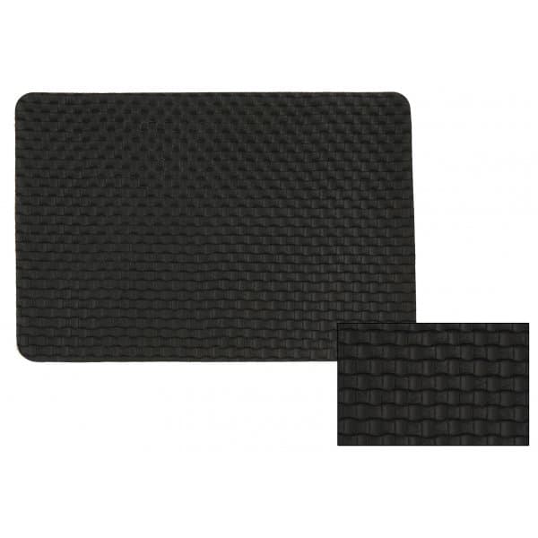 z     Individual PVC fino 27x41 cm. Negro trenzado