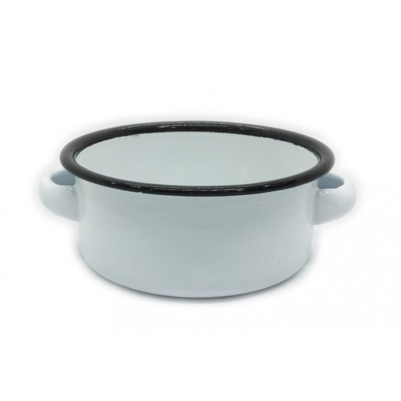 Cazuela borde negro diam 11,5x4,5cm