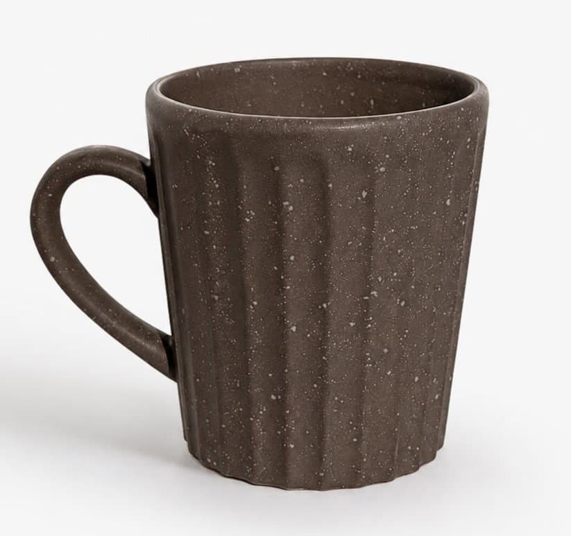 Mug Nuez Gris Piedra 380 cc