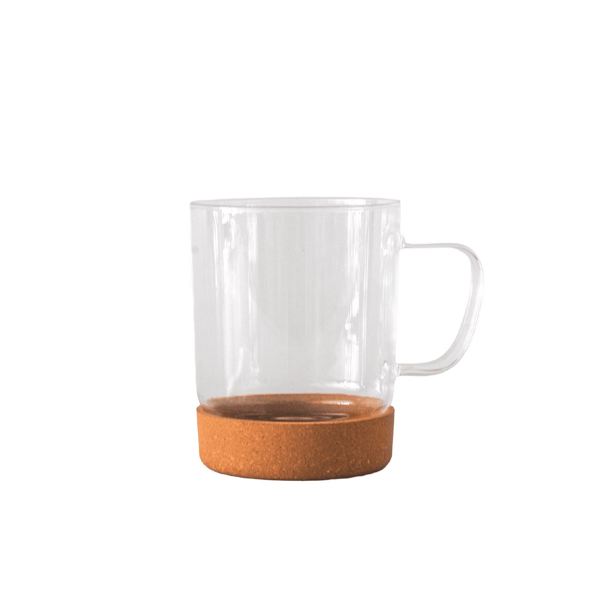 Mug vidrio cork 450 ml